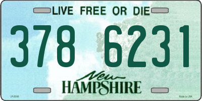 NH license plate 3786231
