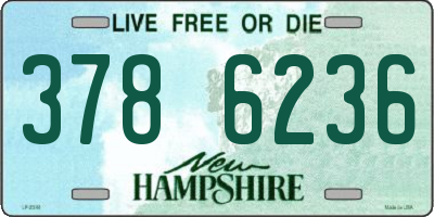 NH license plate 3786236