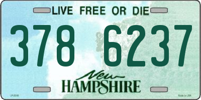 NH license plate 3786237