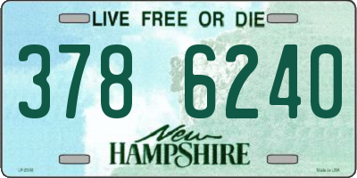 NH license plate 3786240