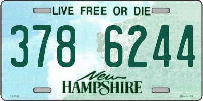 NH license plate 3786244