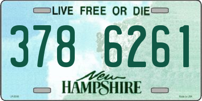 NH license plate 3786261