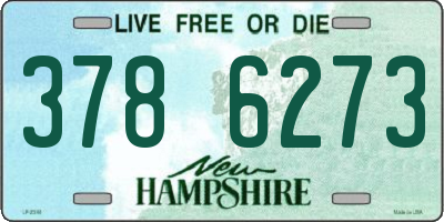 NH license plate 3786273
