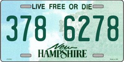 NH license plate 3786278
