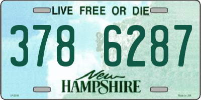 NH license plate 3786287