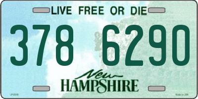 NH license plate 3786290