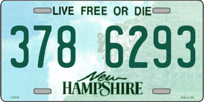 NH license plate 3786293
