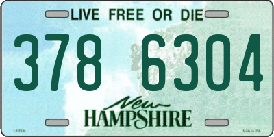 NH license plate 3786304