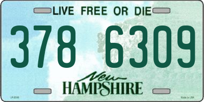 NH license plate 3786309