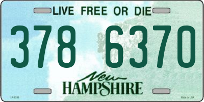 NH license plate 3786370