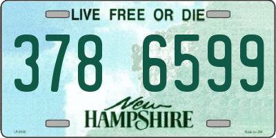 NH license plate 3786599
