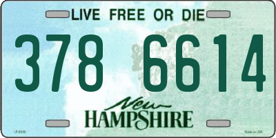 NH license plate 3786614