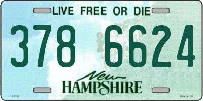 NH license plate 3786624