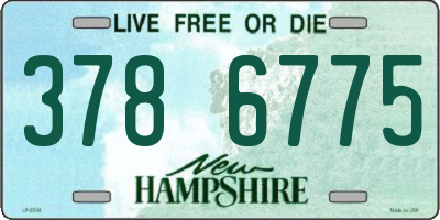 NH license plate 3786775