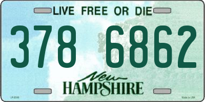 NH license plate 3786862