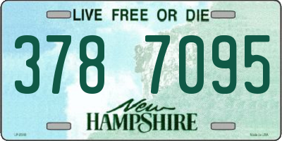 NH license plate 3787095