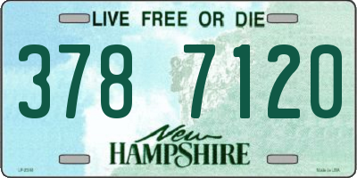 NH license plate 3787120