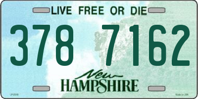 NH license plate 3787162