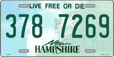 NH license plate 3787269