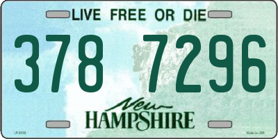 NH license plate 3787296