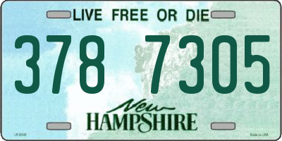 NH license plate 3787305