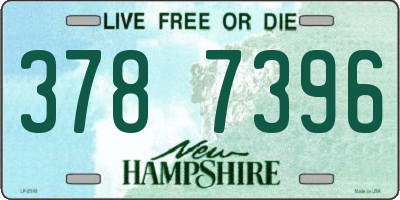NH license plate 3787396