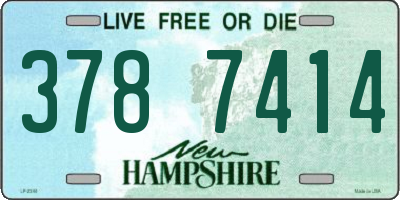 NH license plate 3787414