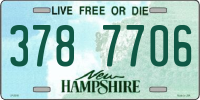 NH license plate 3787706