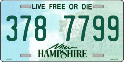 NH license plate 3787799