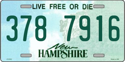 NH license plate 3787916