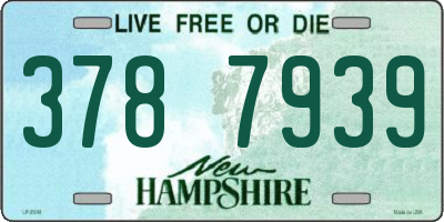 NH license plate 3787939