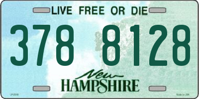 NH license plate 3788128