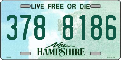 NH license plate 3788186