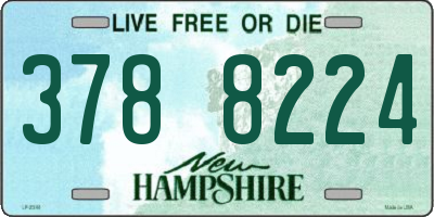 NH license plate 3788224
