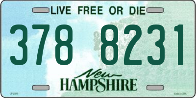 NH license plate 3788231