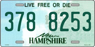 NH license plate 3788253