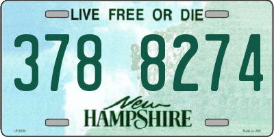 NH license plate 3788274