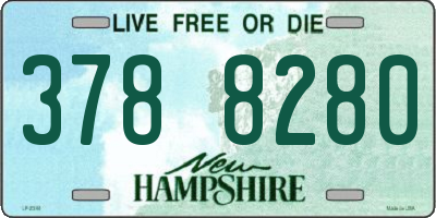NH license plate 3788280