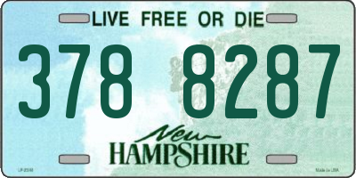 NH license plate 3788287