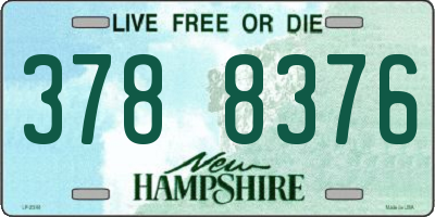 NH license plate 3788376