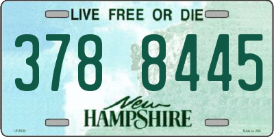 NH license plate 3788445