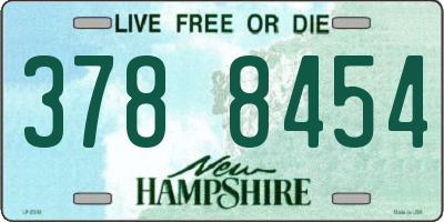 NH license plate 3788454