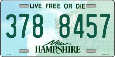 NH license plate 3788457