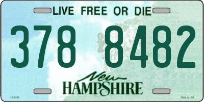 NH license plate 3788482