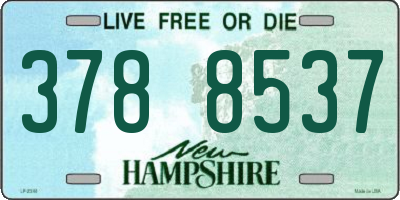 NH license plate 3788537