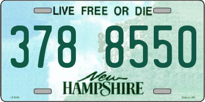 NH license plate 3788550