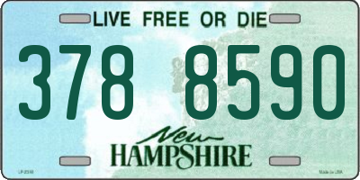 NH license plate 3788590