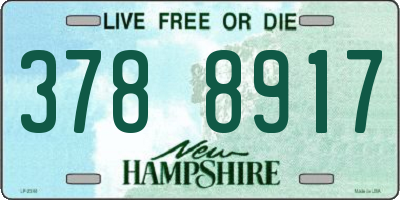 NH license plate 3788917