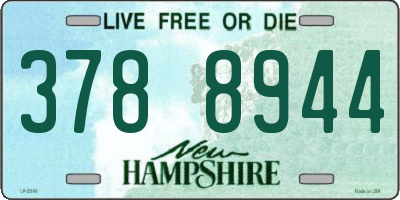 NH license plate 3788944