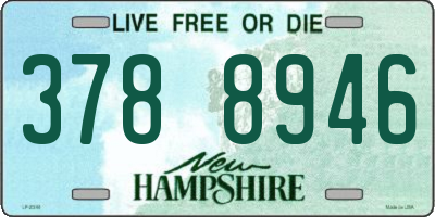 NH license plate 3788946